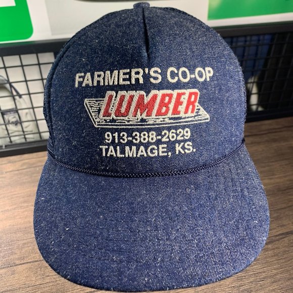 Farmer's Co-op Lumber Talmage Kansas Hat - Picture 2 of 6